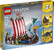 LEGO CREATOR 31132 VIKING SHIP AND THE MIDGARD SERPENT