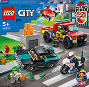 LEGO CITY 60319 FIRE RESCUE &amp; POLICE CHASE