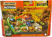 MATTEL MATTEL MATCHBOX: ACTION DRIVERS - CANYON ADVENTURE PLAYSET (HHH32)