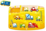 HAPE CONSTRUCTION PEG PUZZLE - ΠΑΖΛ ΟΧΗΜΑΤΑ ΚΑΤΑΣΚΕΥΩΝ