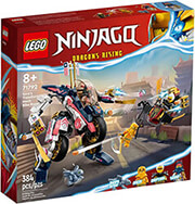 LEGO NINJAGO 71792 SORA'S TRANSFORMING MECH BIKE RACER