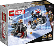 LEGO SUPER HEROES 76260 BLACK WIDOW &amp; CAPTAIN AMERICA MOTORCYCLES