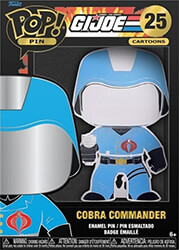 FUNKO POP FUNKO POP! CARTOONS PIN: GI JOE - COBRA COMMANDER #25 LARGE ENAMEL PIN (GIJPP0002)