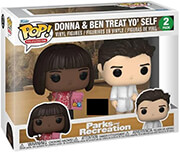 FUNKO POP! 2-PACK TELEVISION: PARKS AND RECREATION - DONNA BEN TREAT YO SELF VINYL FIGURES