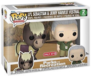 FUNKO POP FUNKO POP! 2-PACK TELEVISION: PARKS AND RECREATION - LIL SEBASTIAN JERRY HARVEST FESTIVAL