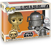 FUNKO POP FUNKO POP! DISNEY: STAR WARS CONCEPT - C-3PO R2-D2 2-PACK BOBBLE-HEADS VINYL FIGURES