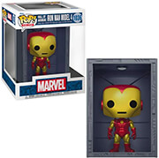 FUNKO POP FUNKO POP! DELUXE: MARVEL HALL OF ARMOR: IRON MAN MODEL 4 (METALLIC) #1036