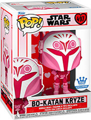 FUNKO POP FUNKO POP! DISNEY STAR WARS: VALENTINES S4 - BO-KATAN KRYZE #497 BOBBLE-HEAD VINYL FIGURE