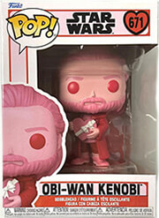 FUNKO POP FUNKO POP! DISNEY STAR WARS: VALENTINES S4 - OBI-WAN KENOBI #671 BOBBLE-HEAD VINYL FIGURE