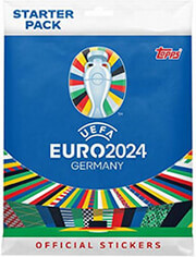 TOPPS EURO 2024 STICKERS STARTER PACK (ALBUM AND STICKERS)