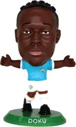 CREATIVE TOYS CREATIVE TOYS - SOCCERSTARZ: MAN CITY JEREMY DOKU - HOME KIT (CLASSIC KIT) FIGURE