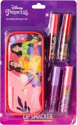 MARKWINS LIP SMACKER DISNEY PRINCESS: LIP GLOSS &amp;AMP; POUCH SET