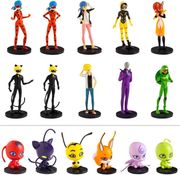 PMI P.M.I. MIRACULOUS PENCIL TOPPERS 8 PACK DELUXE BOX INCLUDING 2 RARE CHARACTERS (RANDOM)