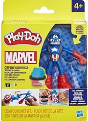 HASBRO HASBRO PLAY-DOH MARVEL: CAPTAIN AMERICA - STAMPING SHIELD