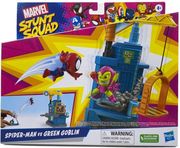 HASBRO HASBRO MARVEL: STUNT SQUAD - SPIDER-MAN VS GREEN GOBLIN MINI PLAYSET