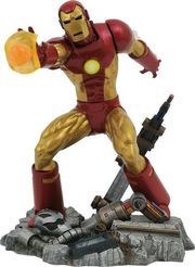 DIAMOND DIAMOND MARVEL GALLERY COMIC - IRON MAN PVC STATUE (23CM)