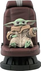 DIAMOND DIAMOND DISNEY STAR WARS: THE MANDALORIAN - THE CHILD IN CO-PILOT SEAT STATUE (1/2)