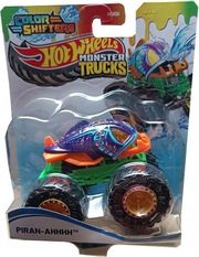 MATTEL HOT WHEELS MONSTER TRUCKS: COLOR SHIFTERS - PIRAN-AHHHH VEHICLE