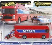 MATTEL HOT WHEELS: PREMIUM CAR CULTURE TEAM TRANSPORT - EURO HAULER '94 NISSAN 300 XZ GTS