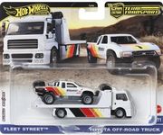 MATTEL HOT WHEELS: PREMIUM CAR CULTURE TEAM TRANSPORT - FLEET STREET TOYOTA OFF ROAD TRUCK