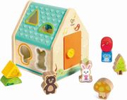 HAPE EARLY EXPLORER ΞΥΛΙΝΟ CRITTER HOUSE SHAPE SORTER (E0515A)