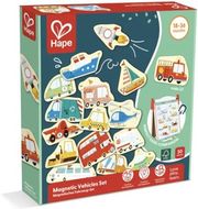 HAPE HAPE EARLY EXPLORER ΞΥΛΙΝΟ MAGNETIC VEHICLES SET (E2008A)