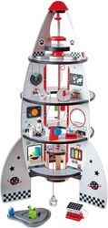 HAPE EARLY EXPLORER ΞΥΛΙΝΟ ΔΙΑΣΤΗΜΟΠΛΟΙΟ FOUR-STAGE ROCKET SHIP (E3021A)