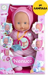GIOCHI PREZIOSI NENUCO SOFT ΜΕ 5 ΛΕΙΤΟΥΡΓΙΕΣ + ΛΑΜΠΑΔΑ