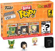 FUNKO POP FUNKO BITTY POP! 4-PACK: DRAGON BALL Z- CELL (FIRST FORM), ANDROID 17, ANDROID 18, MYSTERY POP!