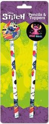 PYRAMID DISNEY: STITCH - PENCILS AND TOPPERS 2 PCS