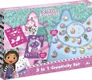 TOTUM: GABBY'S DOLLHOUSE 2 IN 1 CREATIVITY SET GLITTER CHARM BRACELETS &amp; SPRAY PENS