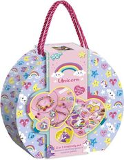 TOTUM: UNICORN 2 IN 1 CREATIVITY SET DIAMOND PAINTING &amp; GARLAND RAINBOW JEWELS