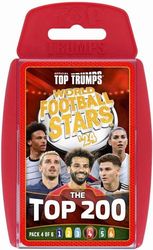 WINNING MOVES WINNING MOVES: TOP TRUMPS - WORLD FOOTBALL STARS 2024 THE TOP 200 PACK 4 - CARD GAME