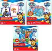 SPIN MASTER PAW PATROL GAME BUNDLE - JUMBO CARDS, POP-UP GAME, 24-PIECE PUZZLE