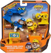 SPIN MASTER PAW PATROL RUBBLE &amp; CREW - POWER TOOL PUPS MISSION OUTILS
