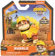 SPIN MASTER PAW PATROL RUBBLE &amp; CREW - RUBBLE TOOL WAGGERS ACTION PUP