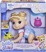 HASBRO BABY ALIVE CRAWL 'N PLAY - HARPER HUGS DOLL