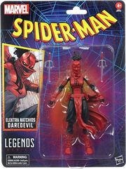 HASBRO FANS MARVEL LEGENDS SERIES SPIDER-MAN - ELEKTRA NATCHIOS DAREDEVIL ACTION FIGURE (15CM)EXCL.