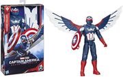 HASBRO MARVEL CAPTAIN AMERICA BRAVE NEW WORLD - TITAN HEROES CAPTAIN AMERICA DELUXE TITAN FIGURE