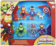 HASBRO MARVEL IRON MAN AND HIS AWESOME FRIENDS ARMORED UP AVENGERS PACK - FIGURES
