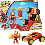 HASBRO MARVEL IRON MAN AND HIS AWESOME - IRON MAN IRON RACER VEHICLE