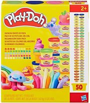 HASBRO PLAY-DOH DOH &amp; MORE - SUPER RAINBOW FAVORS 50 PACK