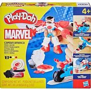 HASBRO HASBRO PLAY-DOH MARVEL CAPTAIN AMERICA - MOTO-SLICER
