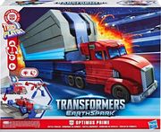 HASBRO TRANSFORMERS TRUCK TO PLAYSET EARTHSPARK - OPTIMUS PRIME BATTLE TRAILER