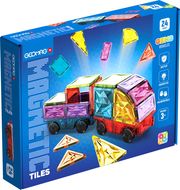 Geomag Magnetic Tiles Gems Vehicles 24pcs. (PF.224.211.00)
