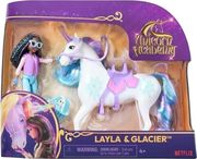 SPIN MASTER UNICORN ACADEMY: LAYLA &amp; GLACIER - DOLL &amp; UNICORN