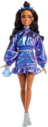 BARBIE: DELUXE STYLE - METALLIC BLUE DRESS WITH BROWN HAIR DOLL