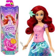 MATTEL DISNEY PRINCESS: SPIN &amp; REVEAL - ARIEL DOLL
