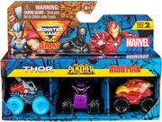 MARVEL MONSTER JAM: MINI JAMS - THOR / BLACK PANTHER / IRON MAN 3 PACK