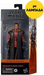 ΛΑΜΠΑΔΑ HASBRO STAR WARS THE BLACK SERIES THE MANDALORIAN MAGISTRATE GREEF KARGA ACTION FIGURE